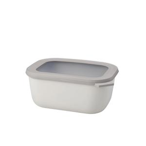 Mepal Cirqula Rectangular Multi Bowl 1500ml Nordic White